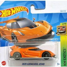 Hot Wheels 2024 Tekli Araba 2020 Koenigsegg Jesko Turuncu, Oyuncak Araba