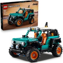 LEGO Technic Jeep Wrangler Rubicon Suv 42227-10 Yaş ve Üzeri Çocuklar Için Oyuncak Lastik Ördek ve Ç