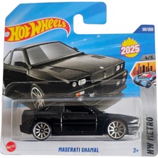 Hot Wheels - Maserati Shamal - Hw Metro 4/5 - HYX76 - Short Card - Siyah - Mattel 2025-1:64