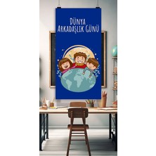 Deko Gonya Dünya Arkadaşlık Günü Temalı Fotoğraf Panosu Branda 100X200