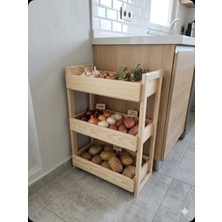 Dabanlıoğlu Mobilya Dabanlıoğlu ahşap tasarım  sebzelik doğal ahşaptan üretilmiştir 70X50X30  raf derinliği 8 cm