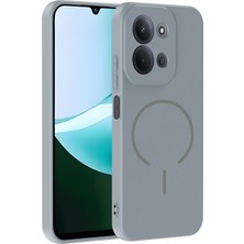 Techno Guru Redmi 15C Kılıf Magsafe Özelikli ve Pastel Şarj Özellikli Şık Meta Premium Silikon Kapak