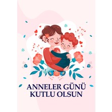 Deko Gonya Anneler Günü Kutlu Olsun Temalı Fotoğraf Panosu Branda 100X150