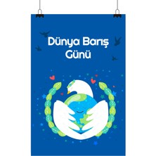 Deko Gonya Dünya Barış Günü Temalı Fotoğraf Panosu Branda 100X150