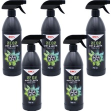 Braventa Collection Jant Lastik Temizleyici, 750ML, Sprey Şişe, 5 Adet