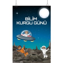 Deko Gonya Bilim Kurgu Günü Temalı Fotoğraf Panosu Branda 100X150