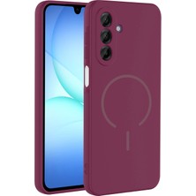 Techno Guru Samsung Galaxy A16 Kılıf Magsafe Özelikli ve Pastel Şarj Özellikli Şık Meta Premium Silikon Kapak