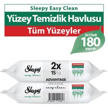 Braventa Collection Easy Yüzey Temizlik Havlusu&mendili Seyahat Boy 6X2X15 (180 Yaprak)