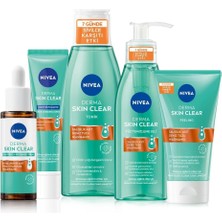 Braventa Collection Sivilve Karşıtı Cilt Bakım Seti, Serum,yüz Temizleme Jeli,tonik,peeling,gece Kremi