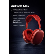 P9 Aırpods Max Bluetooth Kulak Üstü Kablosuz Kulaklık Aktif Gürültü Engelleme 20 Saat Pil Ömrü