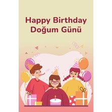Deko Gonya Happy Birthday Doğum Günü Temalı Fotoğraf Panosu Branda 100X150