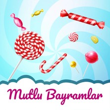 Deko Gonya Mutlu Bayramlar Temalı Fotoğraf Panosu Branda 100X100