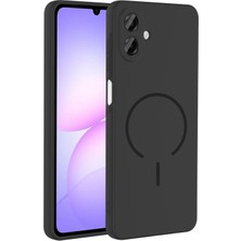 Techno Guru Samsung Galaxy A07 Kılıf Magsafe Özelikli ve Pastel Şarj Özellikli Şık Meta Premium Silikon Kapak
