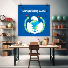 Deko Gonya Dünya Barış Günü Temalı Fotoğraf Panosu Branda 100X100
