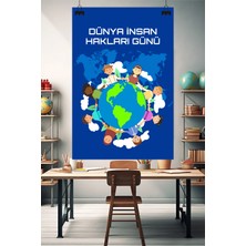 Deko Gonya Dünya Insan Hakları Günü Temalı Fotoğraf Panosu Branda 100X150
