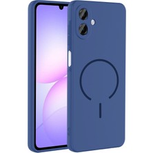 Techno Guru Samsung Galaxy A07 Kılıf Magsafe Özelikli ve Pastel Şarj Özellikli Şık Meta Premium Silikon Kapak