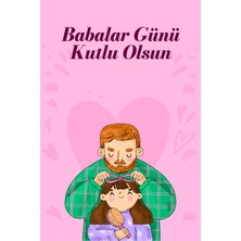 Deko Gonya Babalar Günü Kutlu Olsun Temalı Fotoğraf Panosu Branda 100X150