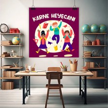 Deko Gonya Okul Karne Heyecanı Temalı Fotoğraf Panosu Branda 100X100