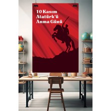 Deko Gonya 10 Kasım Atatürk'ü Anma Günü Temalı Fotoğraf Panosu Branda 100X150