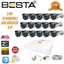 Hsc Bilişim 2 Ahd 1080P Gece Görüşlü 16 Kameralı Güvenlik Sistemi