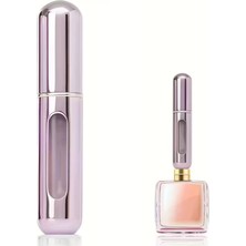 Braventa Collection Şişesinden Içi Mini Doldurulabilir Seyahat Yedek Şişesi 5 Ml, Makyaj Organizer, (1 Adet) (Pembe)