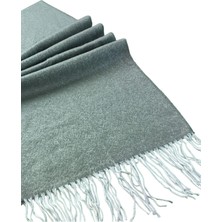 Mim Eşarp ve Şal Kalın Kışlık Düz Desen Yumuşak Dokulu Saçaklı Şal – 50×185 cm
