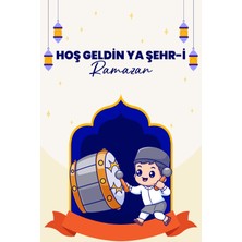 Deko Gonya Hoş Geldin Ya Şehri Ramazan Temalı Fotoğraf Panosu Branda 100X150