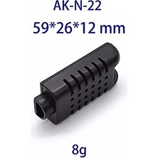 Braventa Collection N-22 Mini Plastik Sensör Kutusu Devre Kutusu Siyah