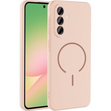 Techno Guru Samsung Galaxy A36 Kılıf Magsafe Özelikli ve Pastel Şarj Özellikli Şık Meta Premium Silikon Kapak