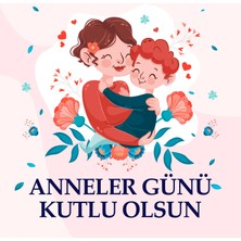 Deko Gonya Anneler Günü Kutlu Olsun Temalı Fotoğraf Panosu Branda 100X100