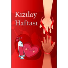 Deko Gonya Kızılay Haftası Temalı Fotoğraf Panosu Branda 100X150