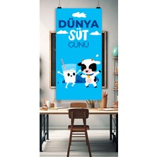 Deko Gonya Dünya Süt Günü Temalı Fotoğraf Panosu Branda 100X200