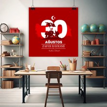 Deko Gonya 30 Ağustos Zafer Bayramı Temalı Fotoğraf Panosu Branda 100X100