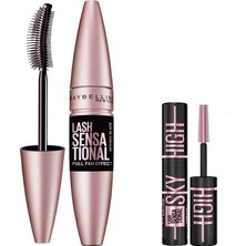 Braventa Collection Maybelline New York Lash Sensational Yelpaze Etkili Maskara - Ekstra Siyah 9.5 ml & Mini Lash Sensat