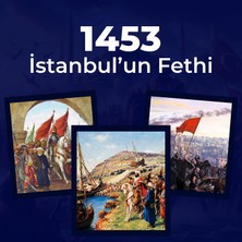 Deko Gonya 1453 Istanbul'un Fethi Temalı Fotoğraf Panosu Branda 100X100