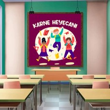 Deko Gonya Okul Karne Heyecanı Temalı Fotoğraf Panosu Branda 100X100