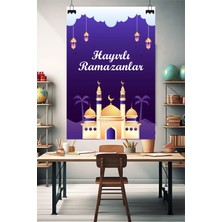 Deko Gonya Hayırlı Ramazanlar Temalı Fotoğraf Panosu Branda 100X150