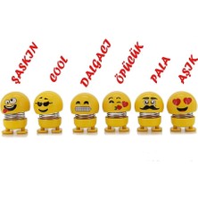 Ergün Collection Zıp Zıp Kafalar Sevimli Kafa Sallayan Emojiler Çılgın Kafalar