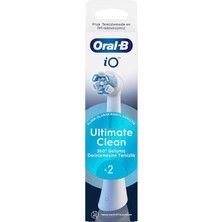 Oral-B Io Ultimate Clean Beyaz Diş Fırçası Yedek Başlığı 2 Adet