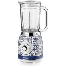 Ariete Capri Cam Smoothie Blender 0583/0C - 1000 Watt, 1,5 Litre Kapasiteli Cam Sürahi, Buz Kırma Fo