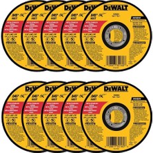 Dewalt - DW8062-10, Pk DW8062 4-1/2"X.045"X7/8" Metal Açılı Taşlama Makinesi Ince Kesme Çarkı, 10'lu