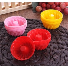 Ergün Collection Muffin Kek Kalıbı Silikon 6 Adet