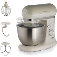 Ariete Vintage Mutfak Şefi Bej 1588/03 - Stand Mikser, Hamur Yoğurma Makinesi, 1200 Watt, 2400 Watt