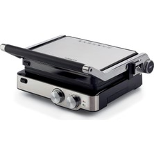 Kenwood Izgara ve Tost Makinası Metal HGM80.000SS - Grill Toast Machine, 2000 Watt, Zaman ve Sıcaklı