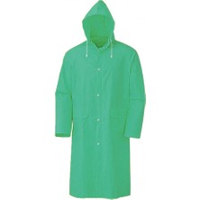 Ergün Collection Kapşonlu Cepli Lüx Yağmurluk Haki Yeşil - Standart Beden 2xl