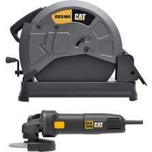 Cat DX5180SET 2400WATT 355MM Profesyonel Profil Kesme + DX3090 720WATT 125MM Profesyonel Avuç Taşlam
