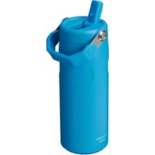 Stanley The Iceflow Flip Straw 2.0 Pipetli Termos 0.47 Lt (16 Oz) - Azure