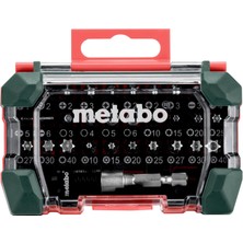 Metabo Uç Kutusu Sp 32 Parça (Lokma Adaptörü + Hızlı Değiştirme Ucu Tutucu, Krom Vanadyum Çelik, Uç