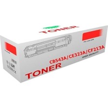 Genelec Hp Uyumlu CB543A/CE323A/CF213A Çipli Kırmızı Muadil Toner