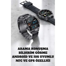 Zero Land Nrzsnt Akıllı Saat Arama Cevaplayan Titreşim Özelliğiyle Bildirim Görebilen